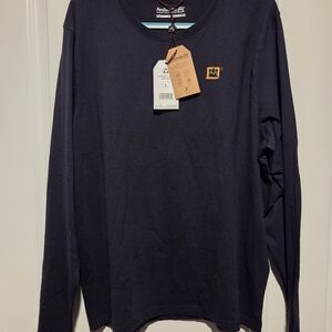 LARGE Avalanche Men's Navy Long Sleeve Shirt